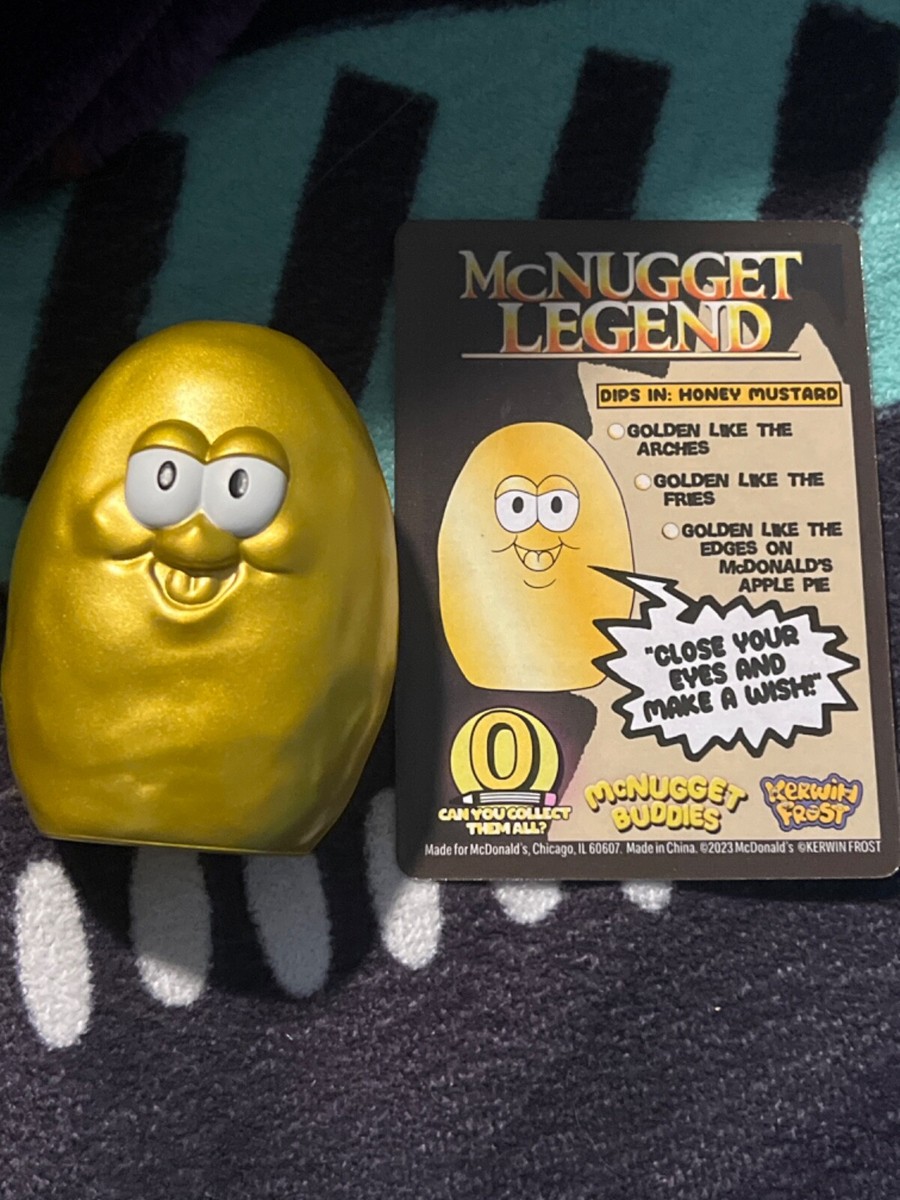 RARE Gold MCNUGGET LEGEND With The McDonalds Kerwin Frost Box Gold