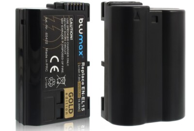 Original Blumax GOLD Akku Nikon EN-EL15b D800 D800E D810 D810A D850 Kamera Akku