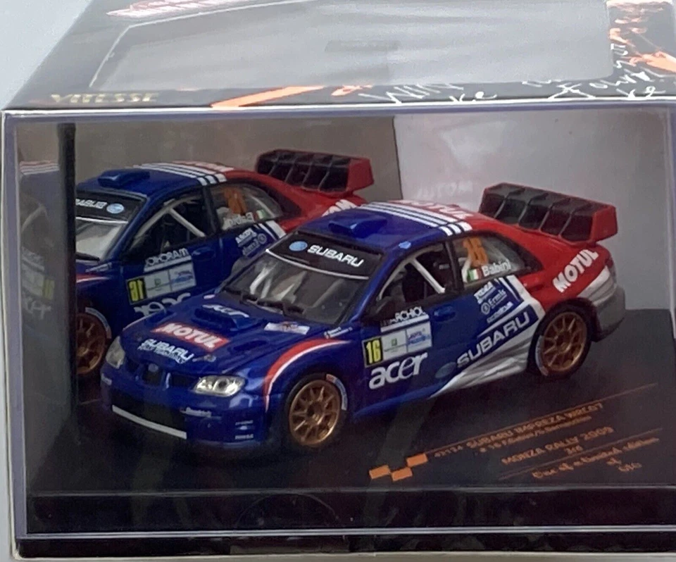 1/43 Vitesse 43134 L/E Subaru Impreza WRC07 2009 Monza #16 Bambini & Bernacchini - Изображение 2 из 4