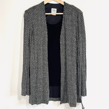 NWT Vintage Deadstock R M Richards by Karen Kwong Metallic Velour Jacket - 14