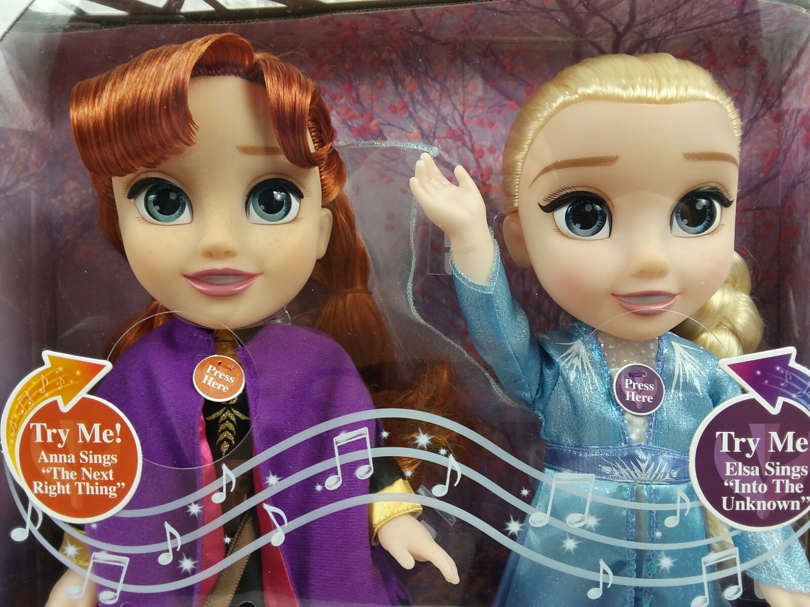 elsa and anna interactive dolls