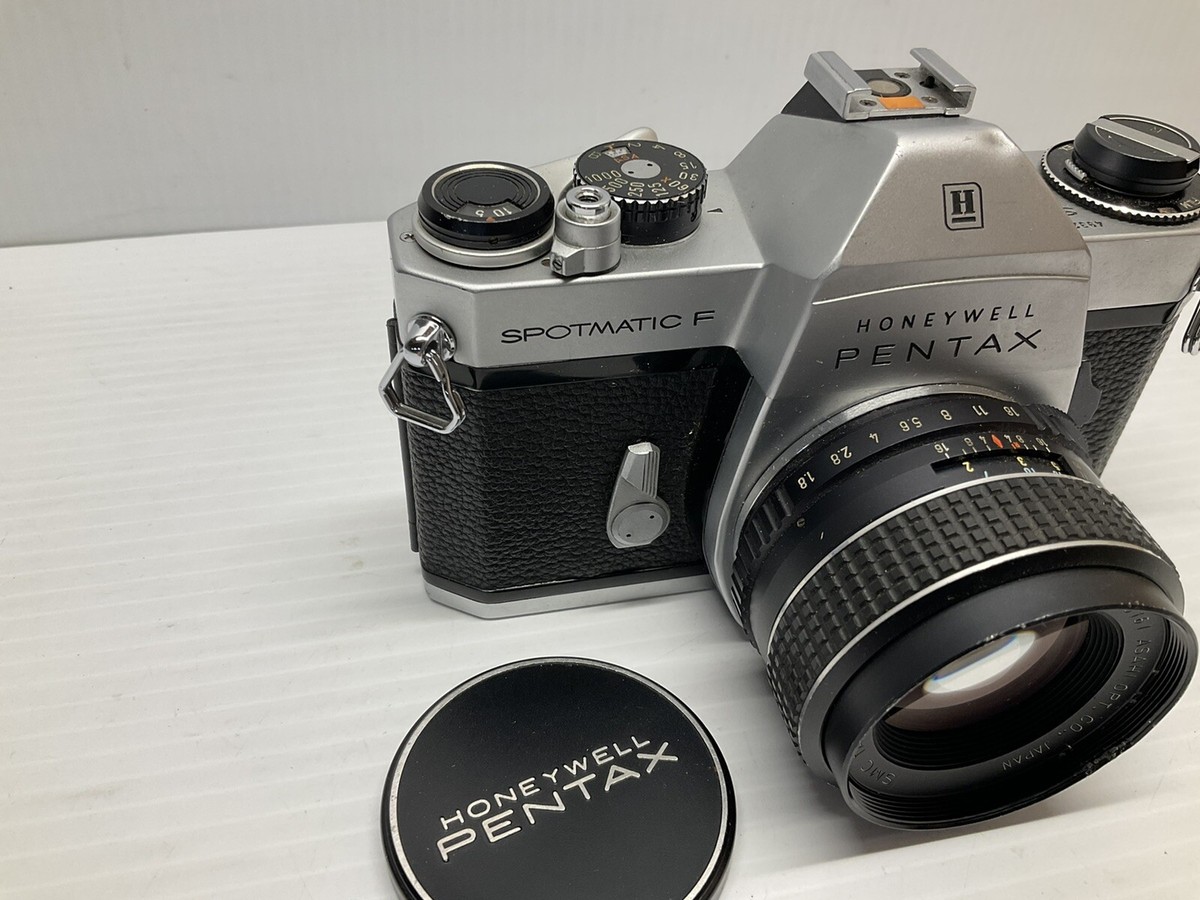 Vintage Pentax Spotmatic F W SMC Takumar 55mm F1.8 Lens SLR Film