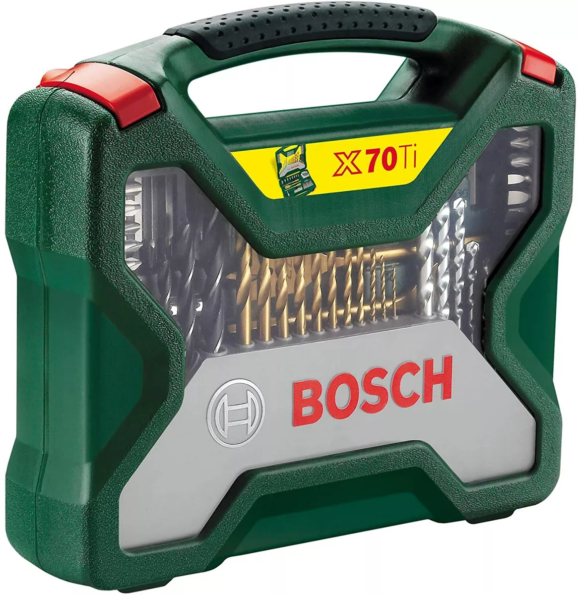 Bosch 70pcs Titanium Drill & Screwdriver Set X-Line X70Ti (Wood, Stone &  Metal)