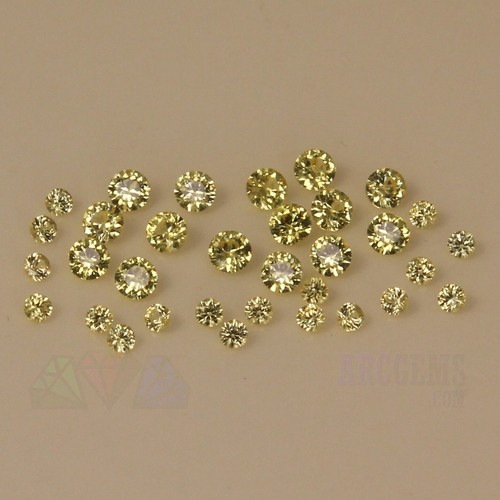 1x Natural Yellow Sapphire VS Round 1mm 1.5mm 2mm 3mm Loose Gemstone Ceylon Thai - Picture 16 of 31