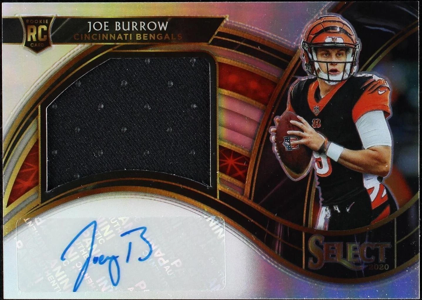 2020 Panini Select Joe Burrow #JRS-JBU