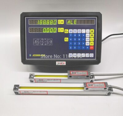 JCS900-2AE 2Axis digital readout with 1um linear scale for milling lathe machine