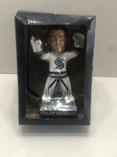 2025 PHILIPP GRUBAUER BOBBLEHEAD Seattle Kraken 3/4/2025 SGA