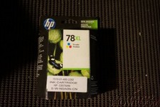 New Sealed Box Genuine OEM HP 78XL C6578AN High Yield Tri-Color Inkjet AUG 2011