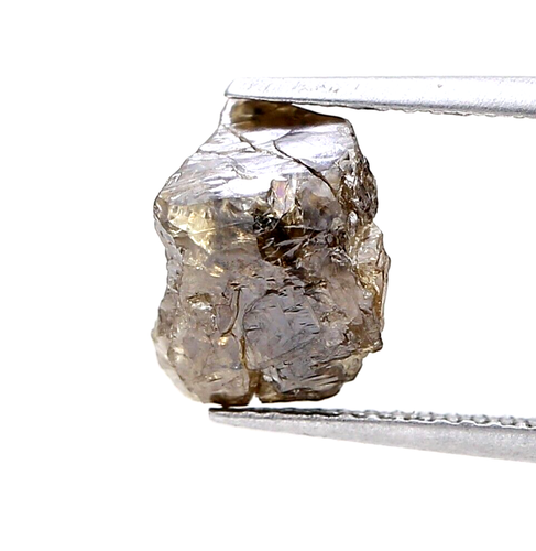 3,50 CTS BRUT NON TAILLÉ COULEUR GRIS NATUREL PIÈCE DIAMANT BRUT 10