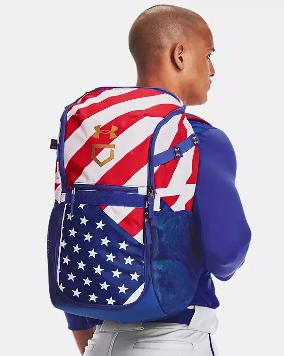 Under Armour UA Utility Baseball Print Backpack 1369318 401 USA