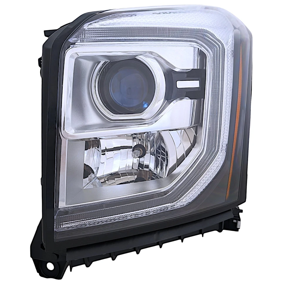 [Halógeno] Faro proyector lateral del conductor LED DRL LH para GMC Yukon 2015-2017 Foto 2 de 4