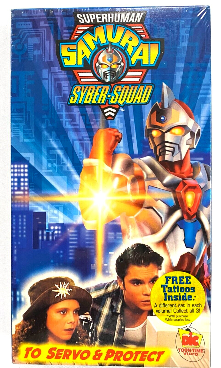 Superhuman Samurai Syber-Squad: To Servo and Protect (VHS, 1994