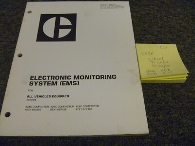 Caterpillar 623E Tractor Scraper Elec Monitor Sys EMS Service Repair Manual 5SG
