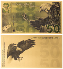 2025 Gold Aurum Note - 50mg (Bald Eagle, 24K),
