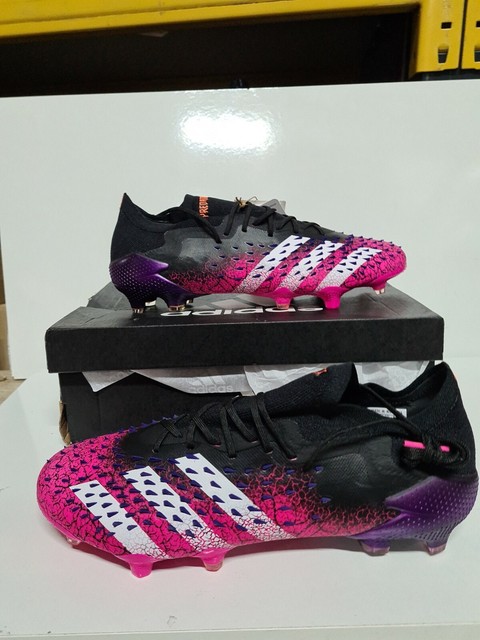 Adidas Predator Freak FG Core Black/Cloud White/Shock Pink Size UK 10.5  FW7617 for sale online | eBay