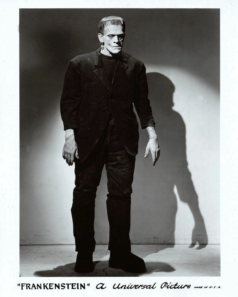 Classic Frankenstein Monster Black And White 8x10 Picture
