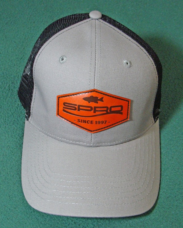 SPRO Fishing Leather Patch Fishing Fish Hunting Hat Baseball Cap Adjustable New