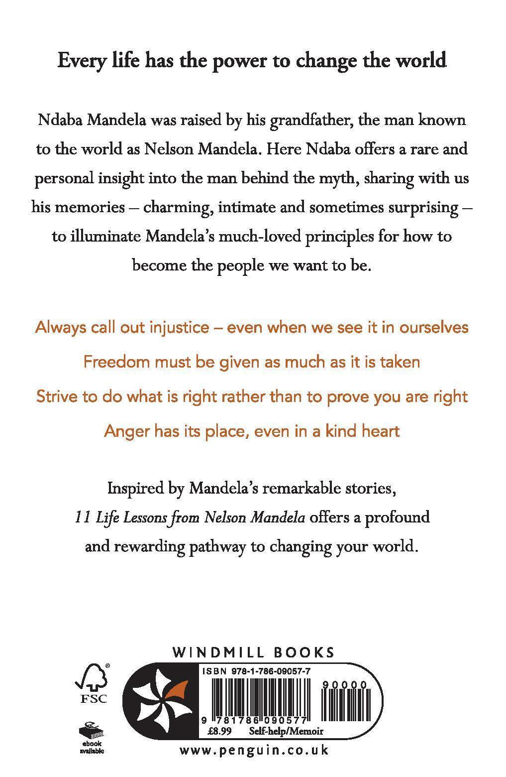 Thumbnail - 11 Life Lessons From Nelson Mandela | Ndaba Mandela | Taschenbuch |