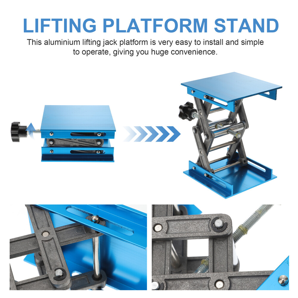 Pipe Jack Stands 4x4 Inch Lab Jack Stand - Aluminum Oxide Platform Lift ...