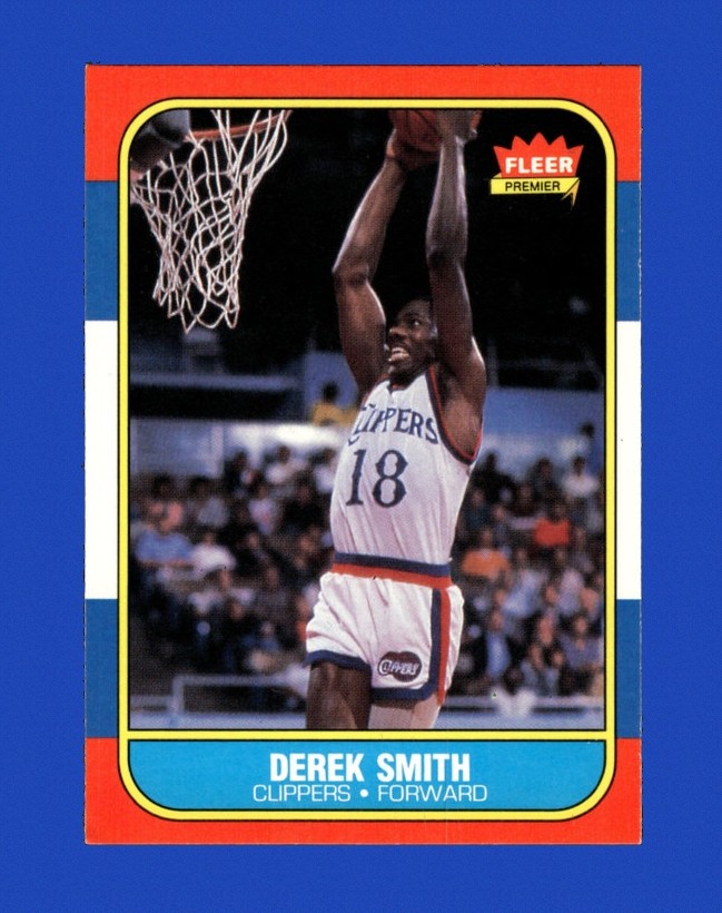 1986-87 Fleer Set-Break #103 Derek Smith EX-EXMINT *GMCARDS*
