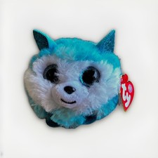 TY Puffies - PRINCE the Husky Dog (4 inch) - Stuffed Plush Toy Beanie Baby