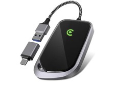 Wireless CarPlay Adapter, 2025 Upgraded Plug Play Convert Wired to Wireless