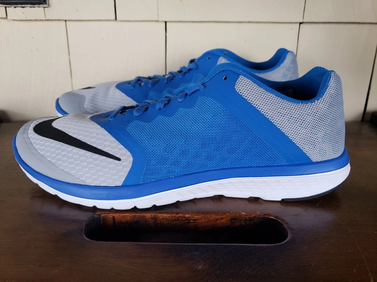 Nike FS Lite Run 3 Sneakers Mens Size 8.5 Blue Athletic Running 807144-301 Nike FS Lite Run 3 Sneakers for Men for Sale | Authenticity  main image 3
