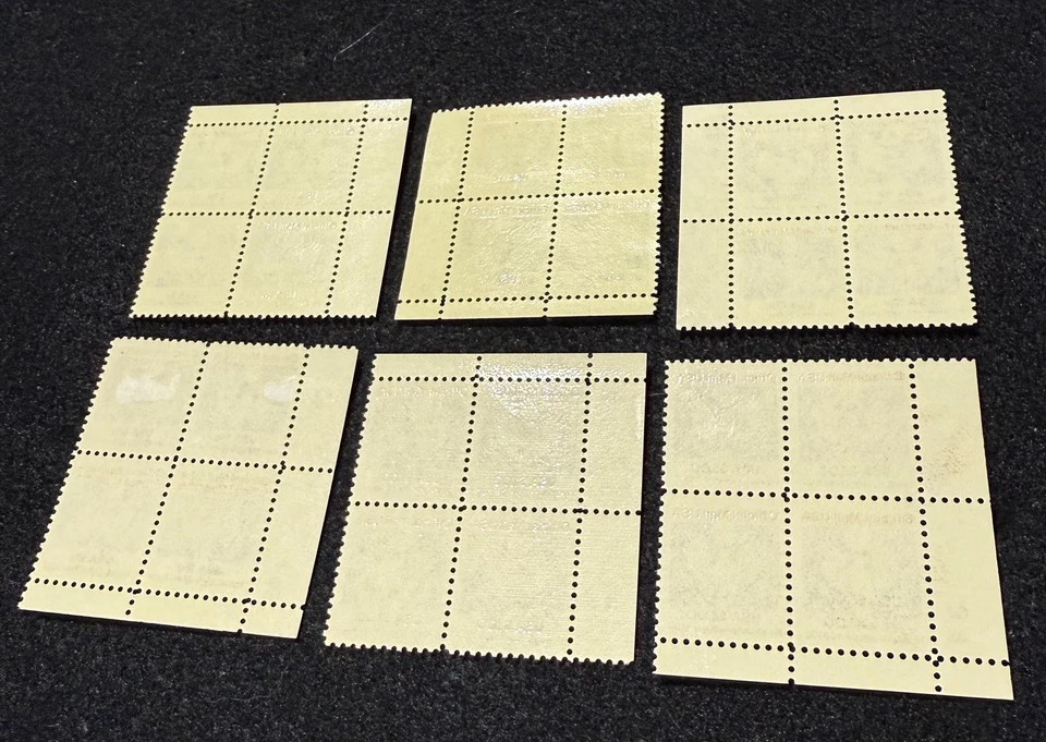 US Scott O127-O133 Mix of 6, 1c-$5.00 Official Stamp Plate Blocks MNH ck40 - Image 3 of 3