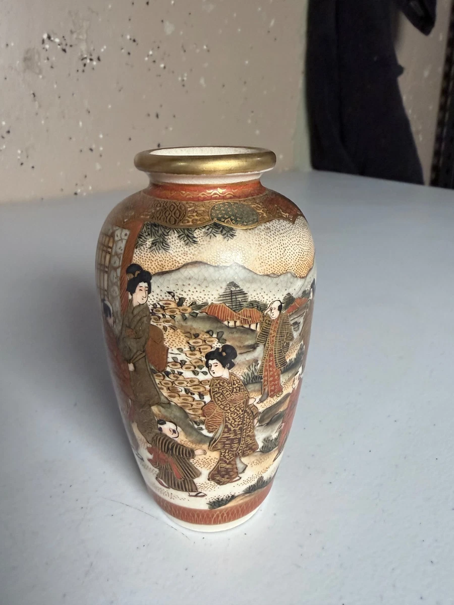 萨摩在日本古董花瓶| eBay