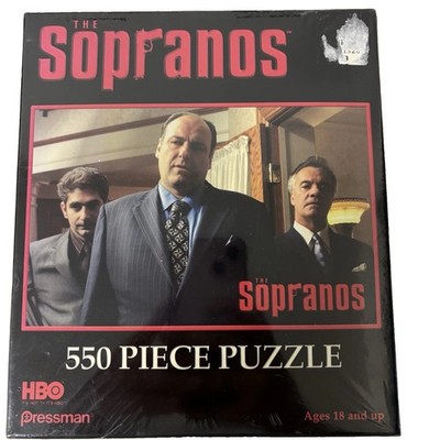 Pressman The Sopranos 550-Piece Interlocking Cardboard Puzzle Ages 18+ 4827