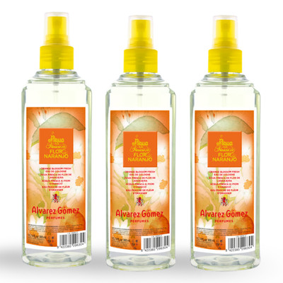 Alvarez Gomez Eau de Cologne   Orange Blossom Fragrance, 10.14 fl oz (3-Pack)
