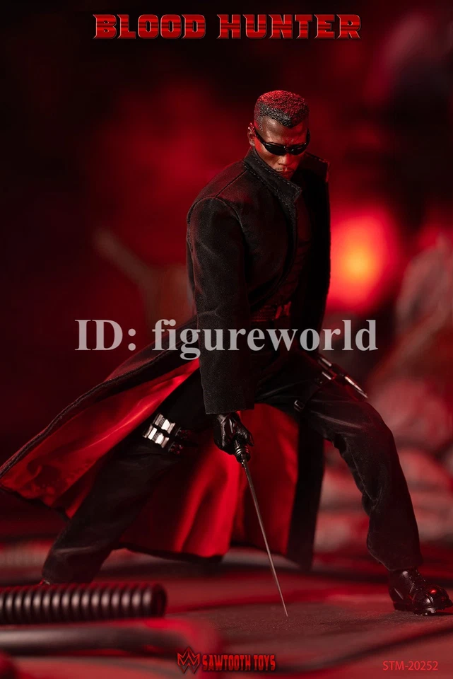 Pre-order Sawtooth Toys STM-20252 1/12 Blade Man Vampire Hunter 6" Action Figure - Image 4 of 4