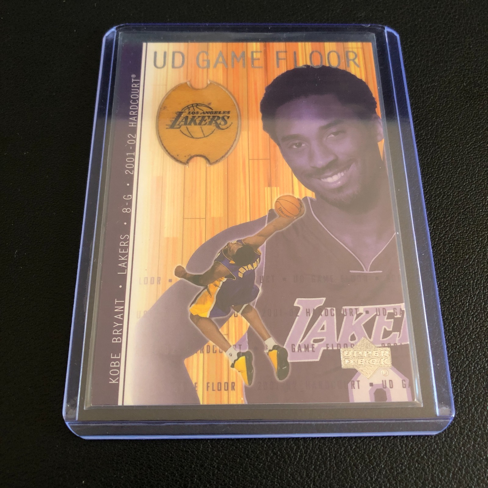 Kobe Bryant 2001 Upper Deck Hardcourt #KB UD Game Floor Price 