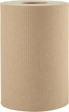 6252 Hardwound Paper Towels, 8" x 350ft, 1-Ply Natural (Case of 12 Rolls)