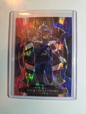 2025 Panini Select - Concourse Nick Emmanwori #15 Red & Blue Shock Prizm (RC)