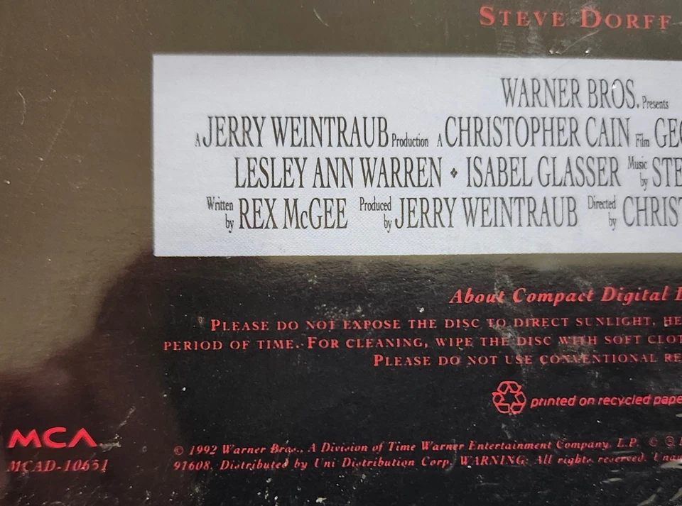 George Strait "Pure Country" Soundtrack -  New CD Long Box From 1992 Sealed  - Image 3 of 3