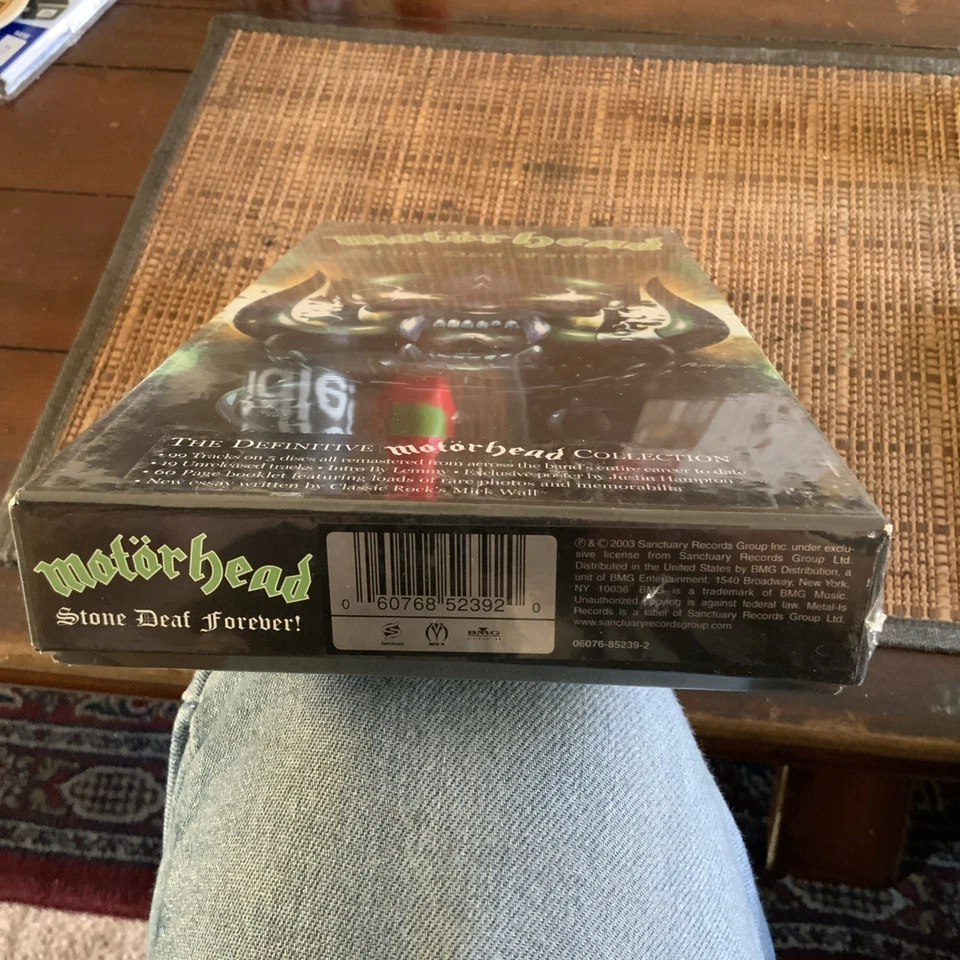 Motorhead Stone Deaf Forever! - 5 CD Box Set with poster/book * SEALED* - Image 3 of 3