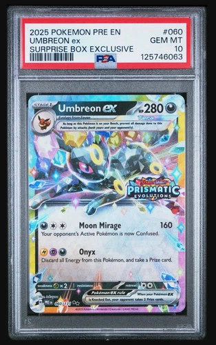 Pokemon Umbreon EX Surprise Box Exclusive 060 PSA 10 GEM MINT