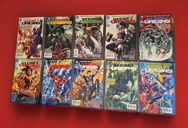 SECRET ORIGINS #1-#10 THE NEW 52! [NM] TEN ISSUES DC COMICS 2014 1ST PRINT LOT