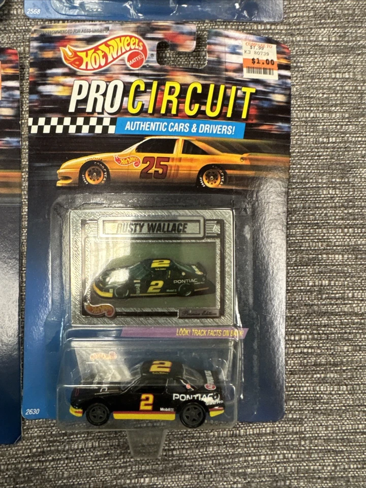 Hot Wheels - Pro Circuit - Kyle Petty, Rusty Wallace, Brett Bodine, Morgan Shepherd Foto 4 de 4
