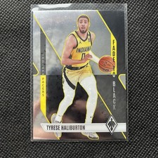 Tyrese Haliburton Fade To Black 2023-24 Panini Phoenix Indiana Pacers