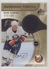 2005-06 SP Game Used Edition Authentic Fabrics Relic Gold 78/100 Mark Parrish