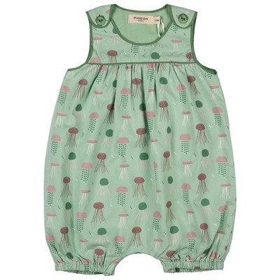 Pigeon Organics Baby Spielanzug - Qualle - Größe 3-6 Monate