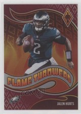 2021 Panini Phoenix Flame Throwers Red 112/199 Jalen Hurts #FT-24 0nr3