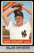 1966 Topps #31 Jack Cullen New York Yankees (A)  UER