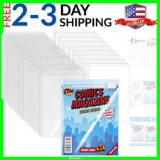 25 Sets Current Size Comic Book Bags and Boar...