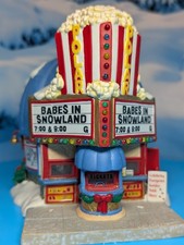 Dept 56 North Pole "Polar Palace Theatre" Ex Condition Missing Finial NIB W/L