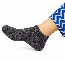 3 Pairs Hand Knit Woolen Socks Warm Winter Socks Handmade Knitted Cozy Thick