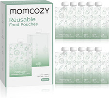 Reusable Baby Food Pouches for Toddlers,Bpa Free Plastic,Food Safe,Freezer Safe,