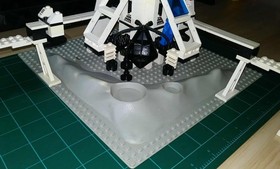 LEGO Vintage Classic Space Theme Set # 6972 Polaris I Space Lab 1987 Incomplete